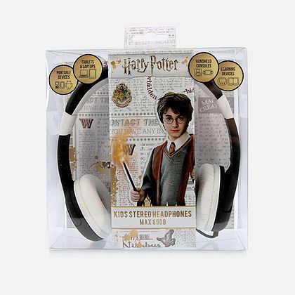 OTL Technologies HP0624 Harry Potter Hogwarts Crest Kids Headphones Black