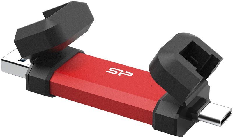 Silicon Power 500GB USB-C/USB3.2 DS72 Red