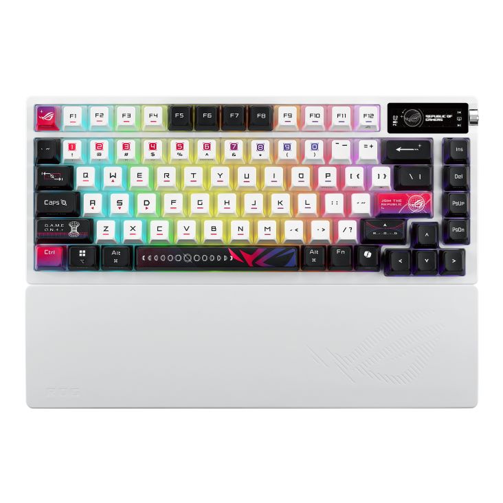 Asus ROG Azoth X Wireless Bluetooth Gaming keyboard Black/White UK