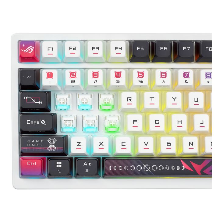 Asus ROG Azoth X Wireless Bluetooth Gaming keyboard Black/White UK