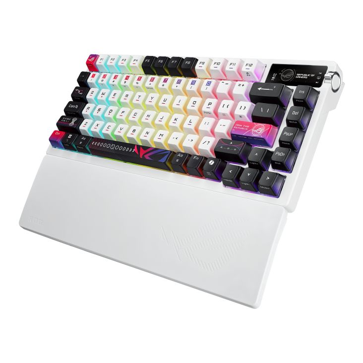 Asus ROG Azoth X Wireless Bluetooth Gaming keyboard Black/White UK