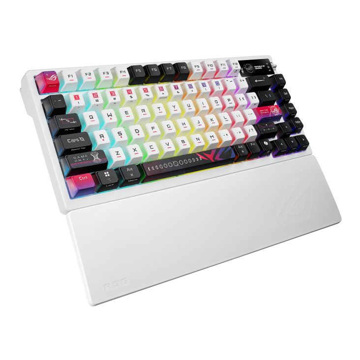 Asus ROG Azoth X Wireless Bluetooth Gaming keyboard Black/White UK