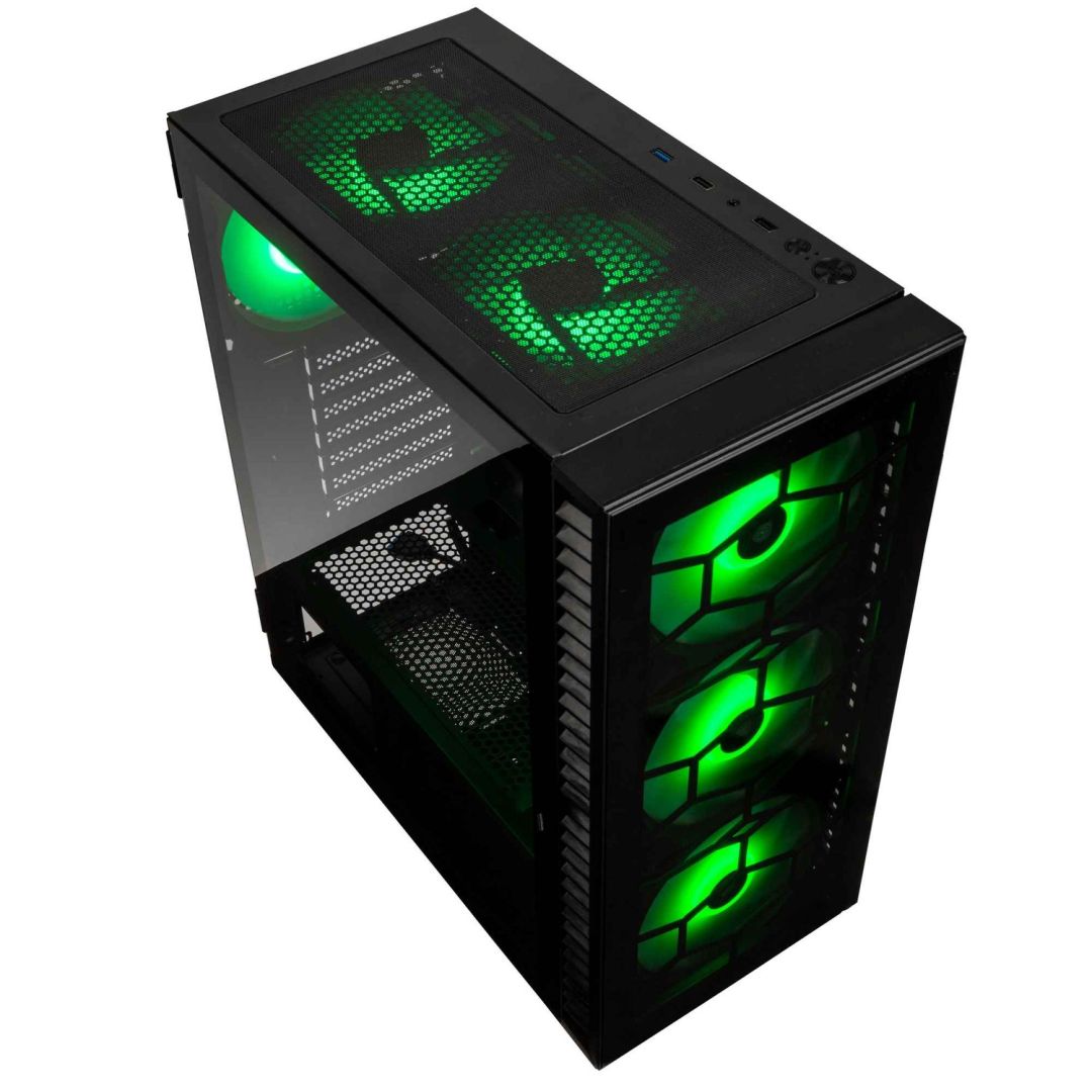 Kolink Observatory HF Glass ARGB Tempered Glass Black