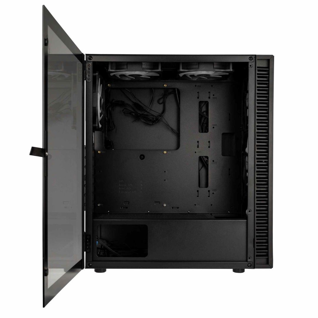 Kolink Observatory HF Mesh Glass ARGB Tempered Glass Black