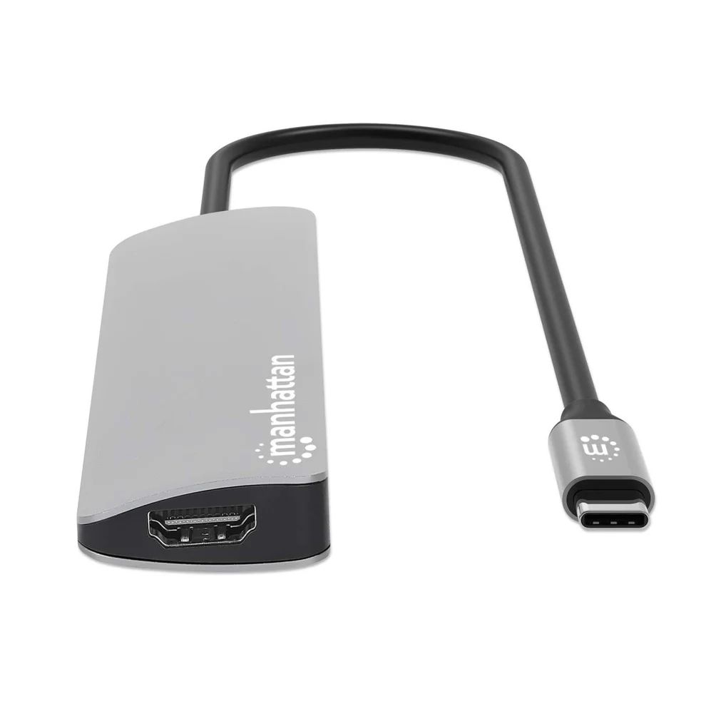 Manhattan USB-C PD 7-in-1 HDMI 4K Docking Station / Multiport Hub