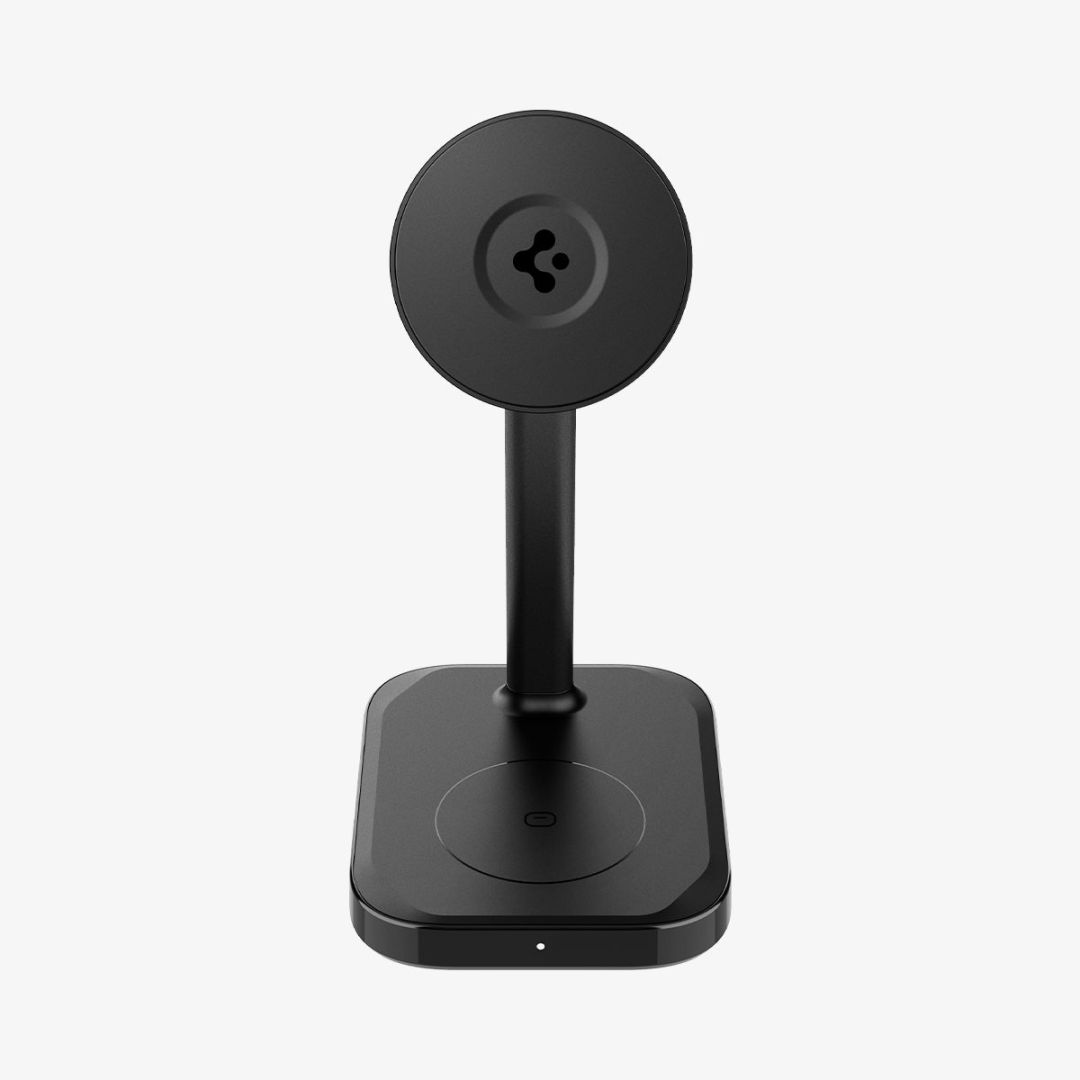 Spigen ArcField MagSafe Wireless Charger 2-in-1 Qi2 15W Black