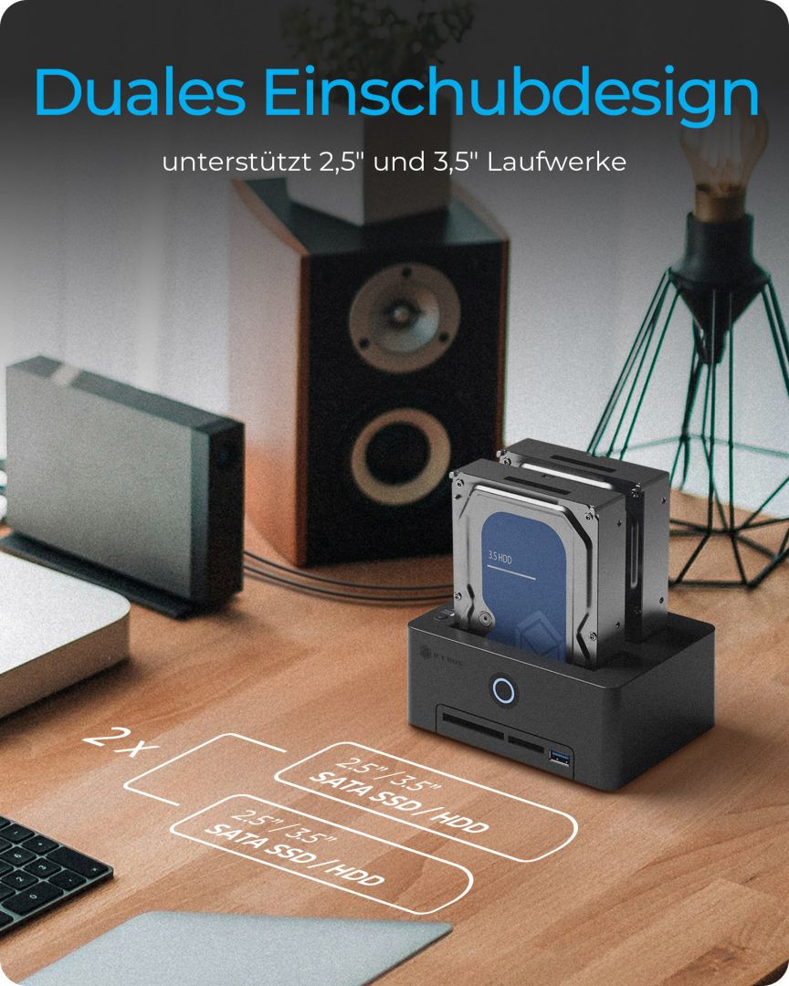 Raidsonic Icy Box IB-1233CL-CR Docking Station