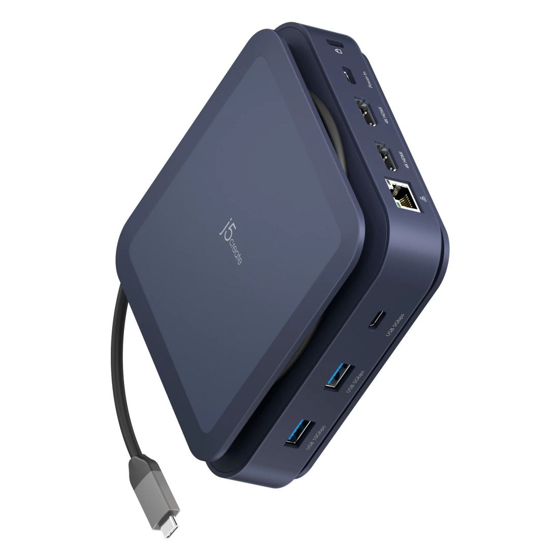 j5create Type-C Dock Dual 4K HDMI Space Grey