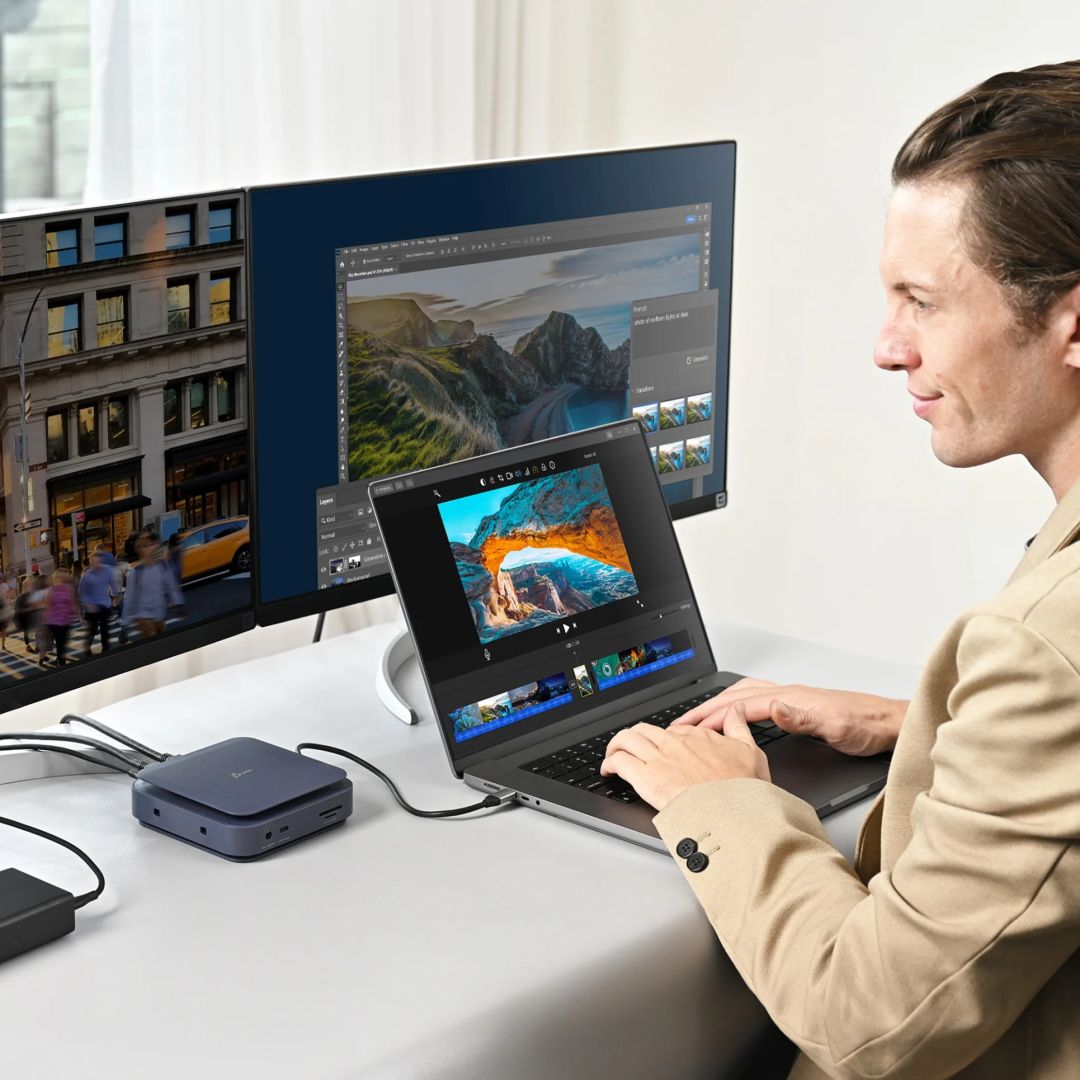 j5create Type-C Dock Dual 4K HDMI Space Grey