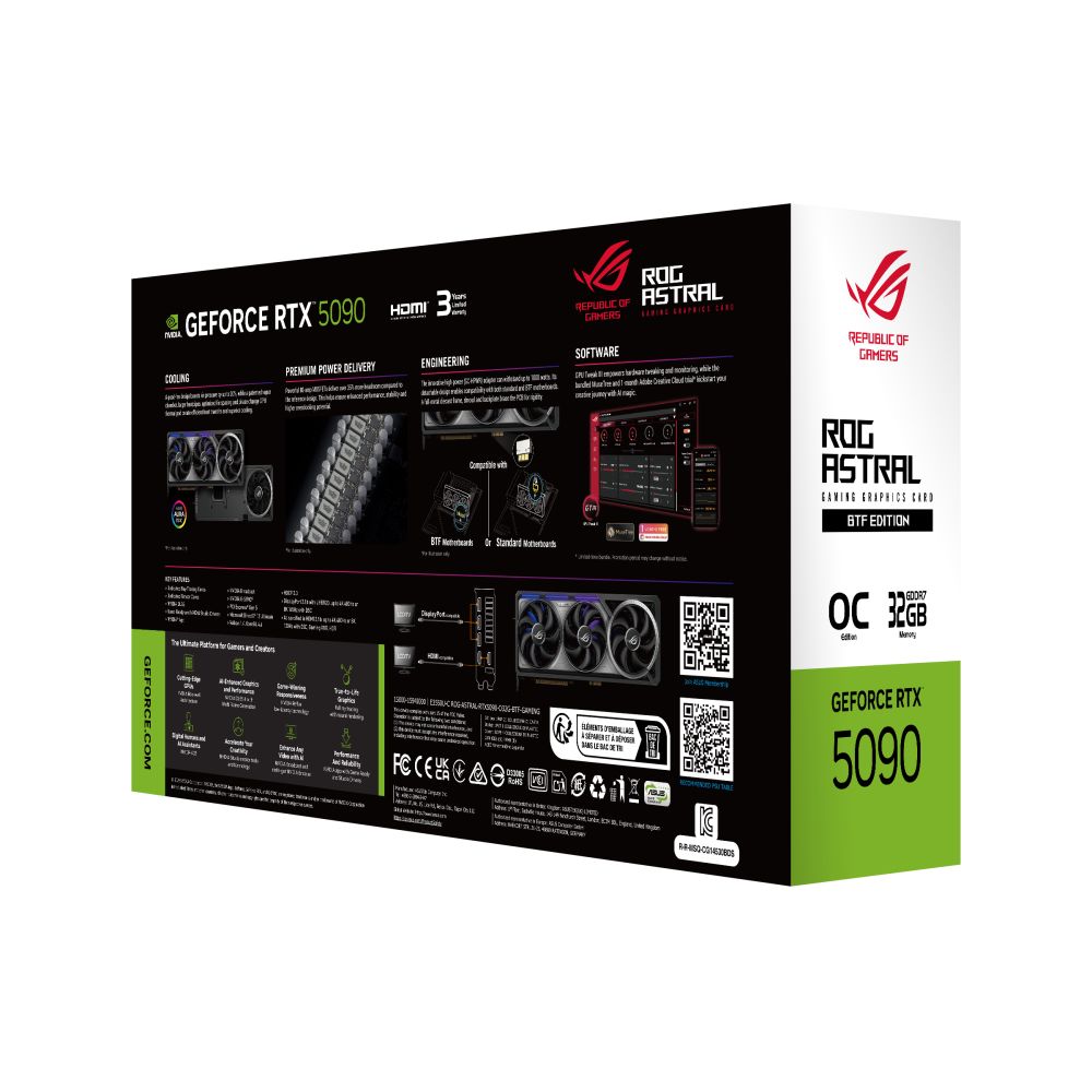 Asus ROG-ASTRAL-RTX5090-O32G-BTF-GAMING