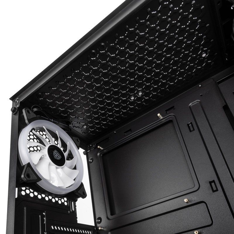 Kolink Observatory Lite Mesh RGB Tempered Glass Black