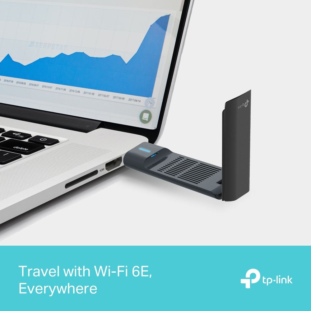 TP-Link Archer TXE50UH AXE3000 Wi-Fi 6E High Gain Wireless USB Adapter