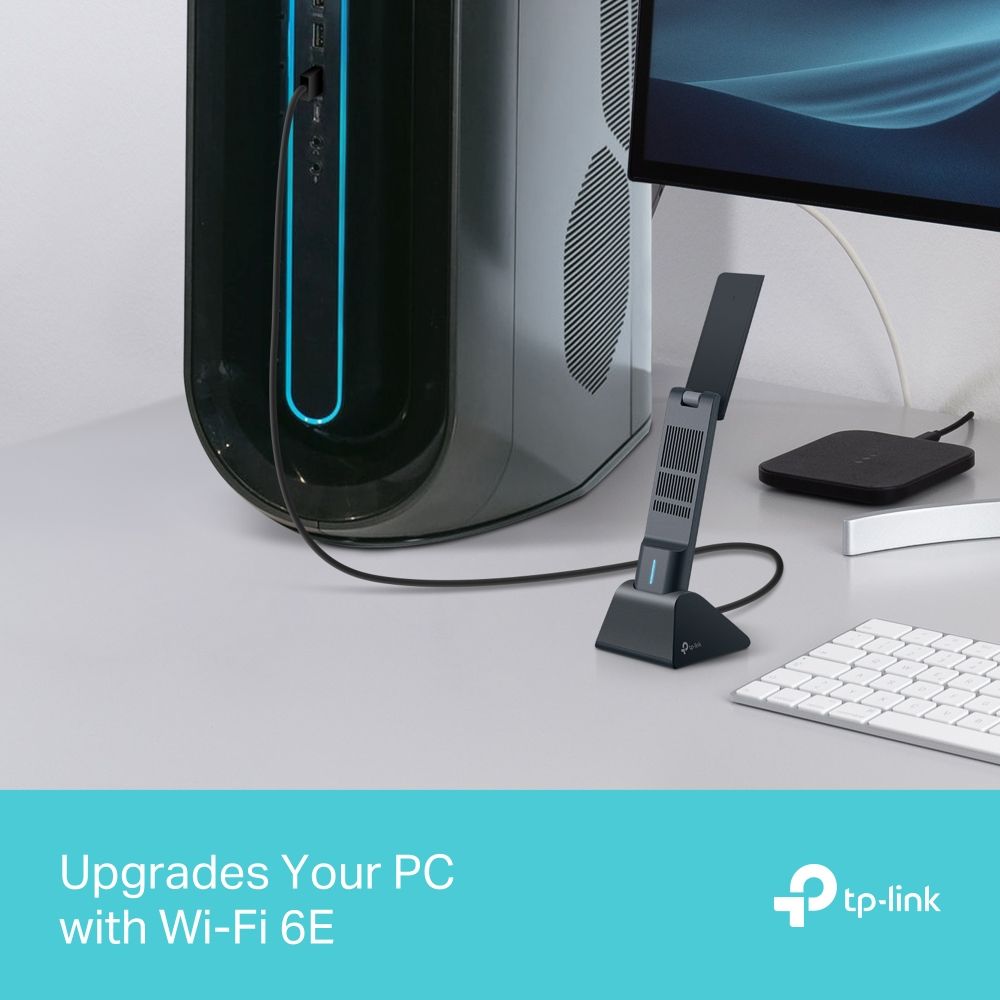 TP-Link Archer TXE50UH AXE3000 Wi-Fi 6E High Gain Wireless USB Adapter