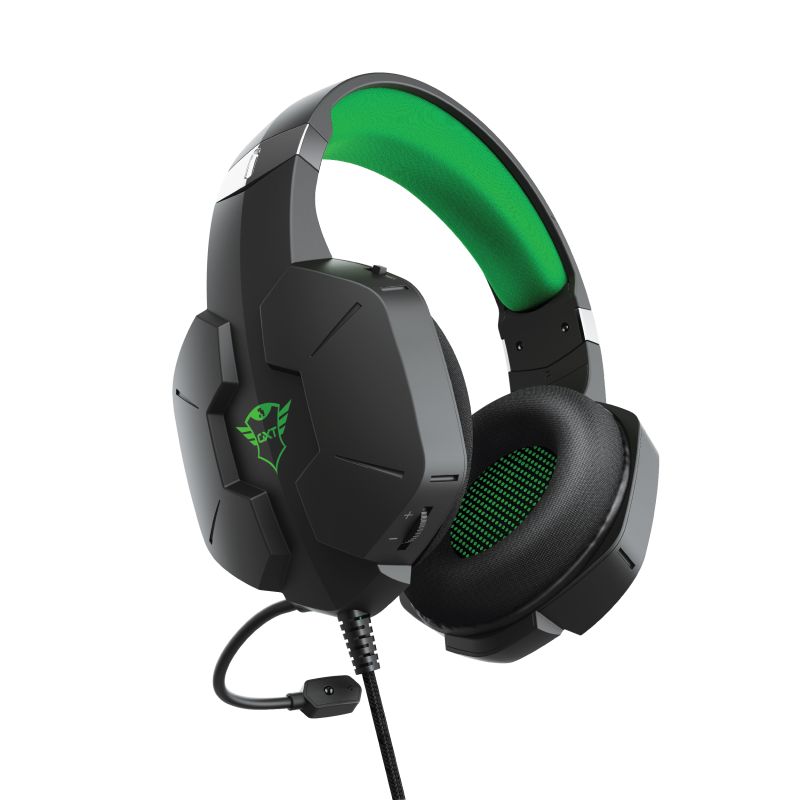 Trust GXT 323X Carus Gaming Headset Black/Green