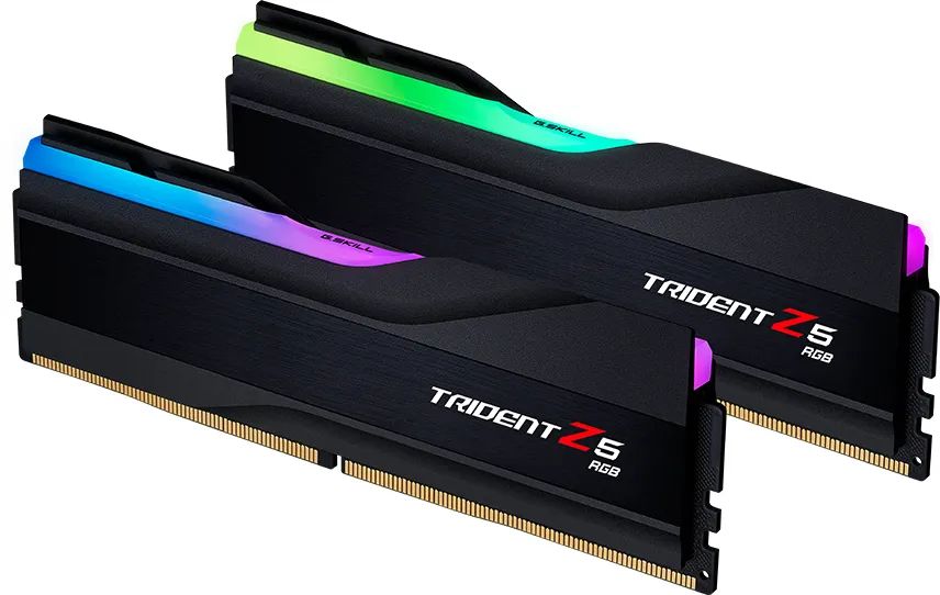 G.SKILL 128GB DDR5 6400MHz Kit(2x64GB) Trident Z5 RGB Black