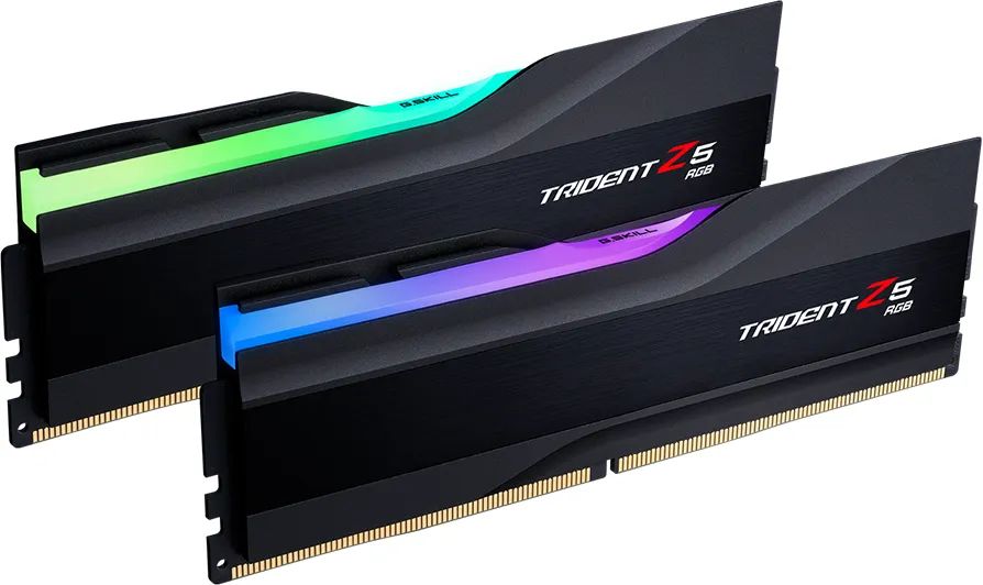 G.SKILL 128GB DDR5 6400MHz Kit(2x64GB) Trident Z5 RGB Black