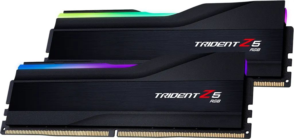 G.SKILL 128GB DDR5 6400MHz Kit(2x64GB) Trident Z5 RGB Black