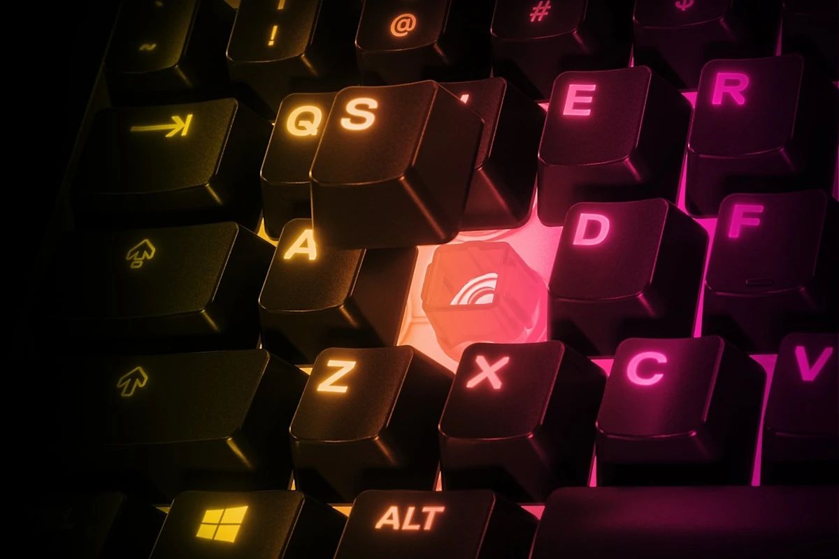 Steelseries Apex 3 TKL Gaming Keyboard Lavender UK