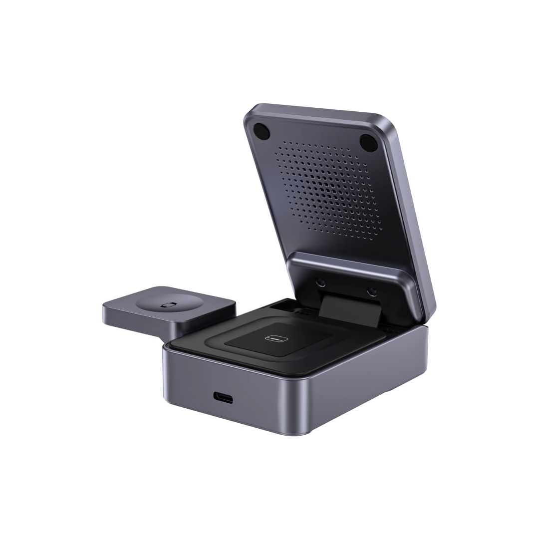 Choetech  T637-F 3in1 Qi2 MagLeap Wireless Charger Black