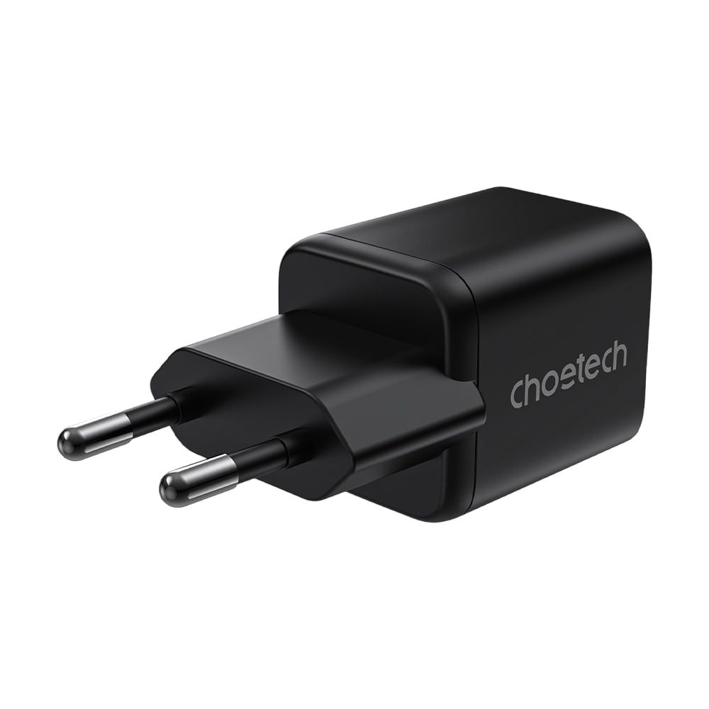 Choetech  PD5012 30W GaN PD Charger – USB-C Fast Charging Block Black