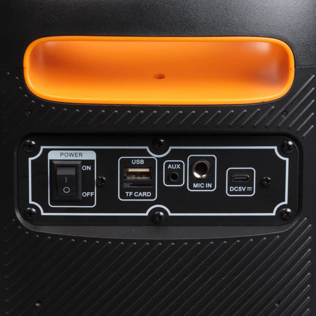 Denver BPS-165 Bluetooth Party Speaker with LED light Black