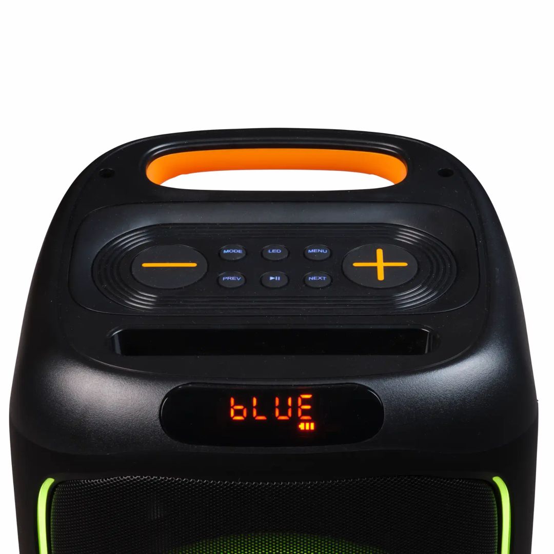 Denver BPS-165 Bluetooth Party Speaker with LED light Black