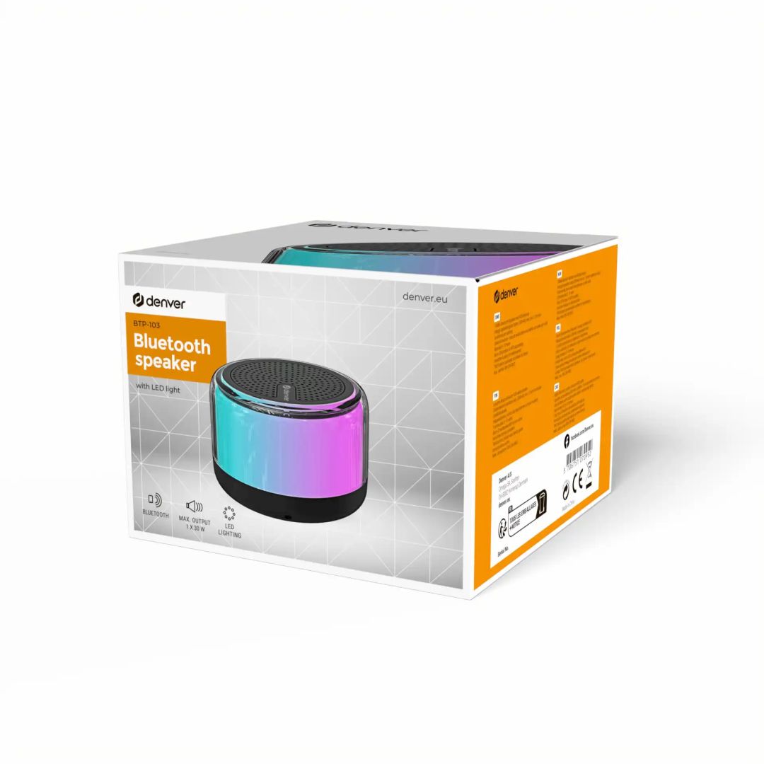 Denver BTP-103 Bluetooth Speaker Black