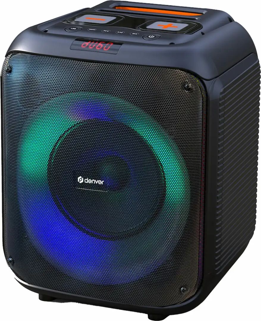 Denver BPS-250 Bluetooth Party Speaker with LED light & 8