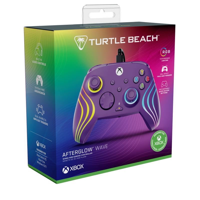 Turtle Beach Afterglow Wave USB-C Gamepad Purple