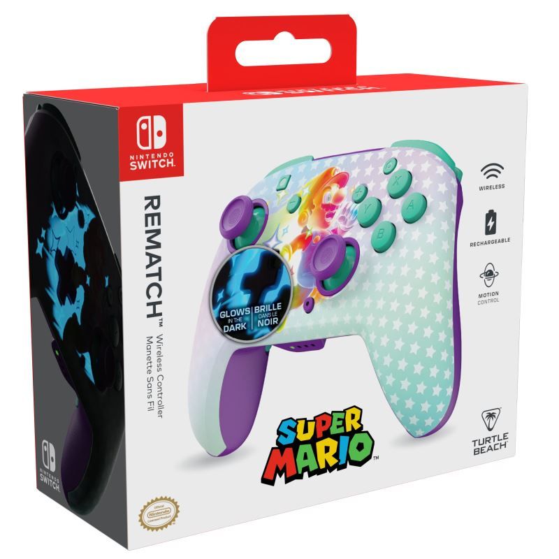 Turtle Beach Rematch Wireless Gamepad Invincible Mario