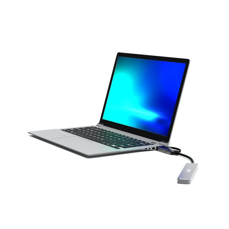 Port Designs 4-portos USB2.0 HUB Silver