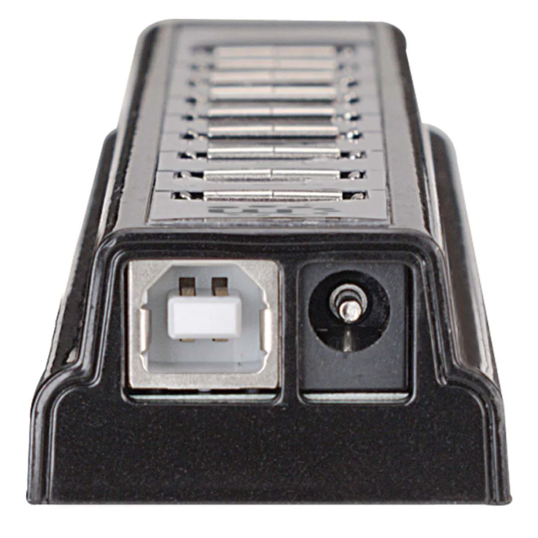 Manhattan 10-portos USB2.0 HUB Black