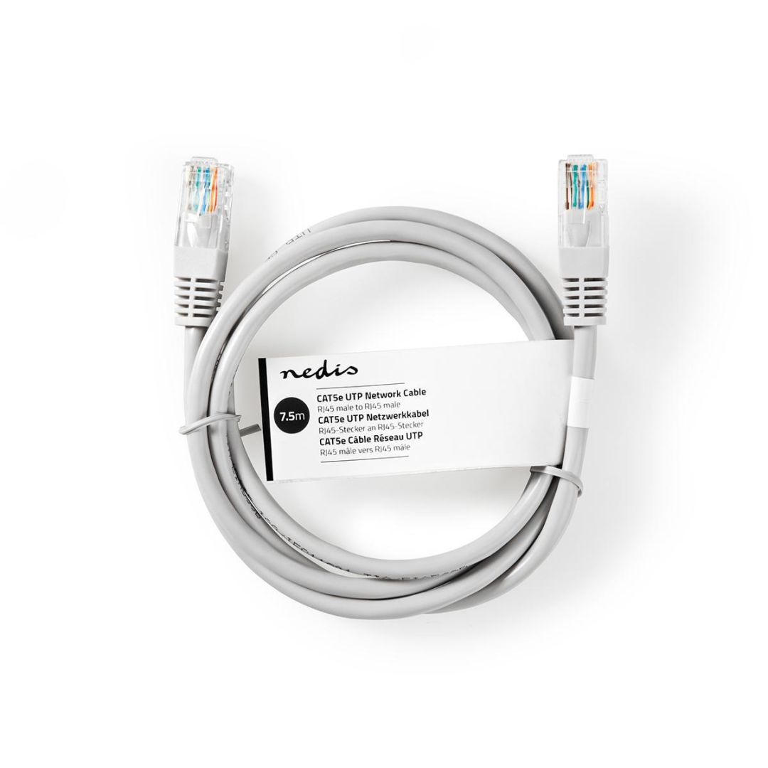 Nedis CAT5e U-UTP Patch Cable 7,5m Grey
