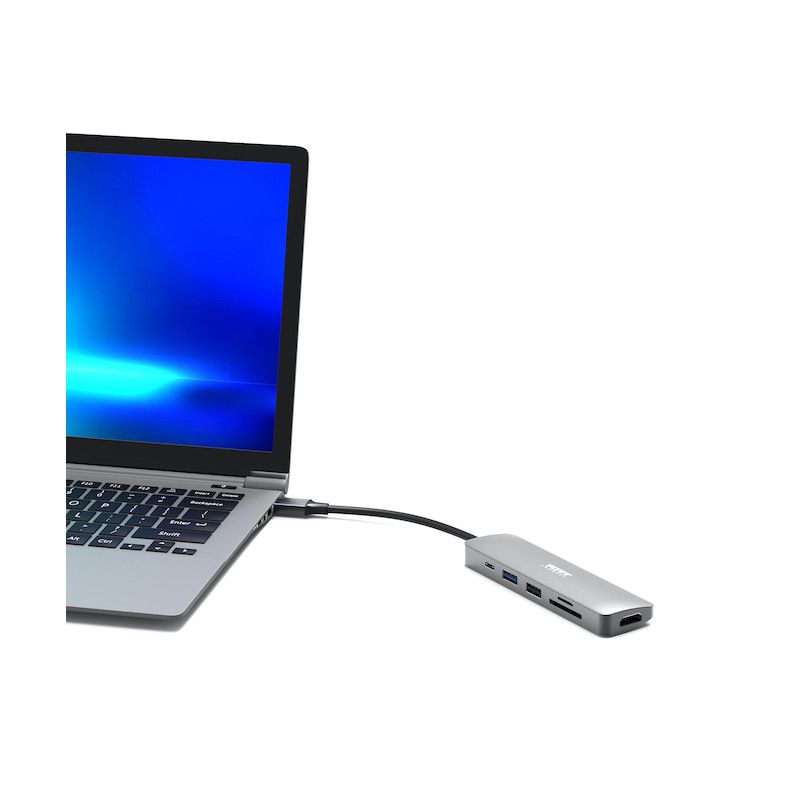 Port Designs Mobile docking station 1 X 4K USB-C 5 devices 100W