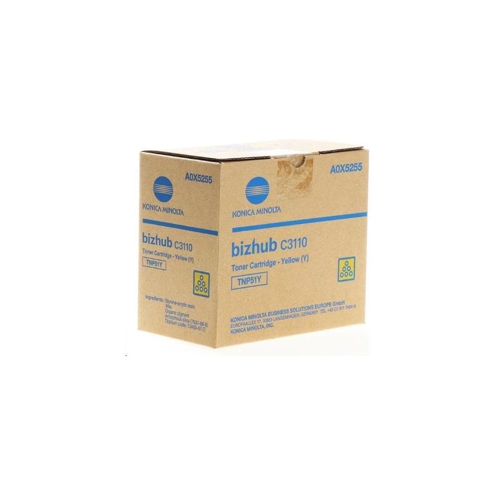 Konica Minolta TNP51 Yellow toner