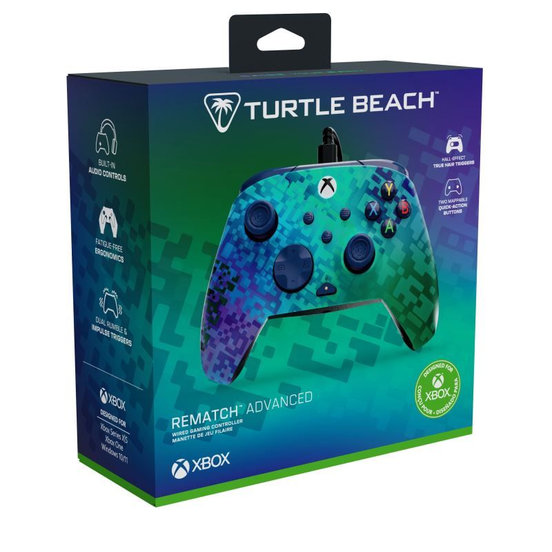 Turtle Beach Rematch Advanced USB-C Gamepad Glitch Green