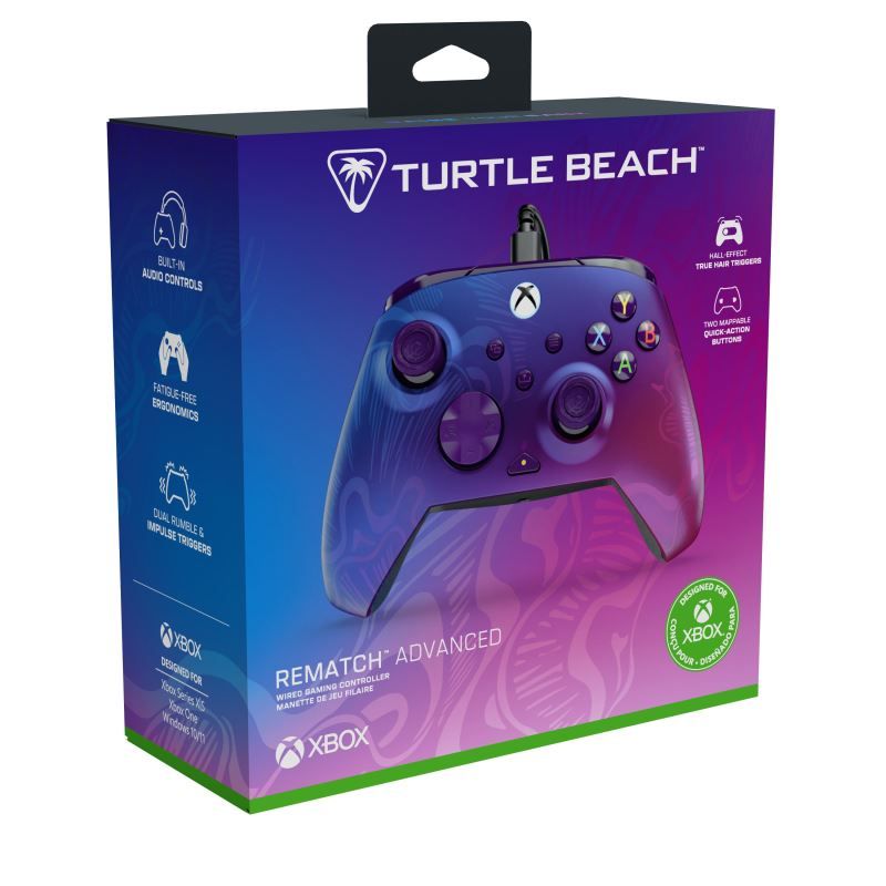 Turtle Beach Rematch Advanced USB-C Gamepad Purple Fade