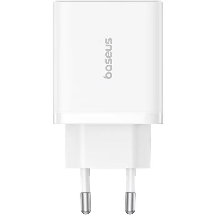Baseus Cube Fast Charger 2U+C 30W EU Moon White