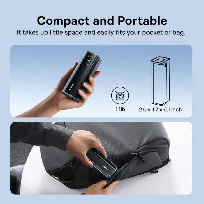 Baseus EnerGeek GP12 20800mAh PowerBank Grey
