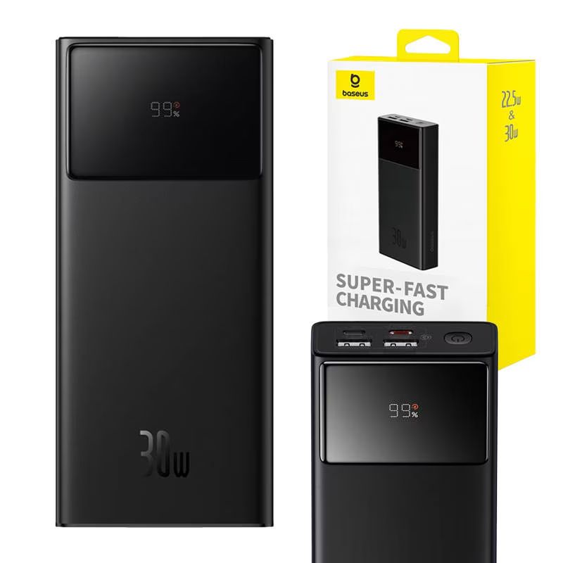 Baseus Star-Lord Digital Display Fast Charging 30000mAh PowerBank Black