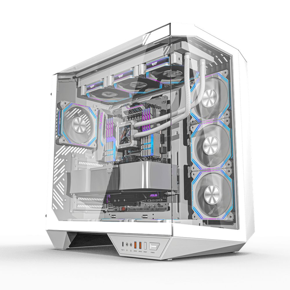 darkFlash DY470 Tempered Glass White
