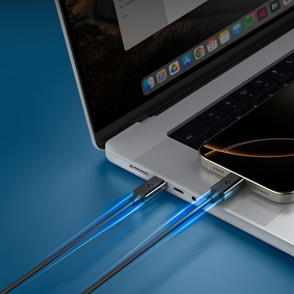 Spigen Essential USB-C to USB-C 60W cable 1m Black
