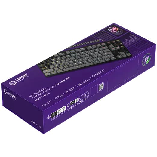 LORGAR Azar 514TKL RGB Mechanical Gaming Keyboard Black US