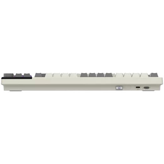 LORGAR KBP70TKLW Wireless Bluetooth Mechanical Gaming Keyboard Beige US