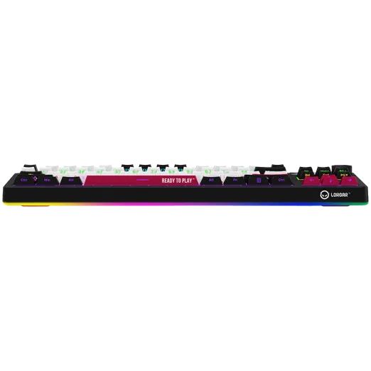 LORGAR KBP70TKLW Wireless Bluetooth Mechanical Gaming Keyboard Black/Red US