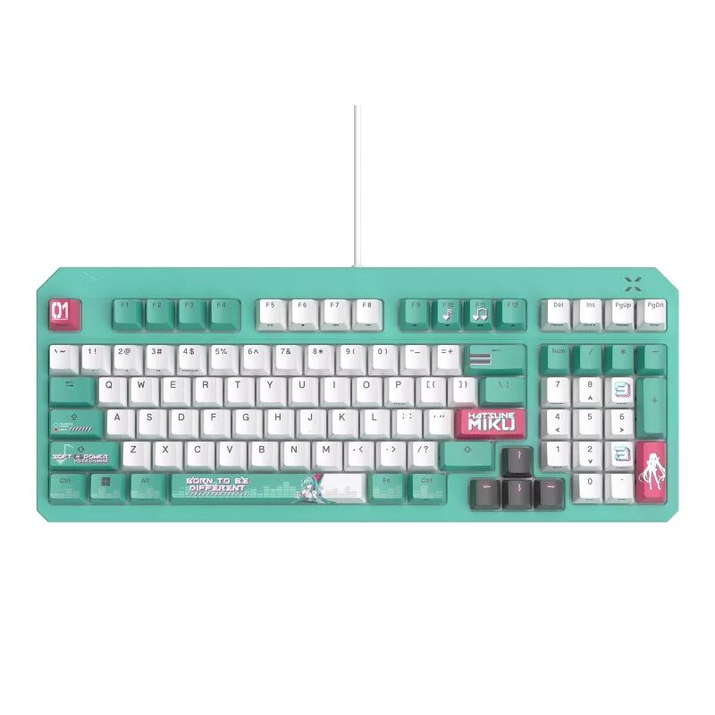 Asus TUF Gaming K3 Gen II Keyboard Hatsune Miku Edition US