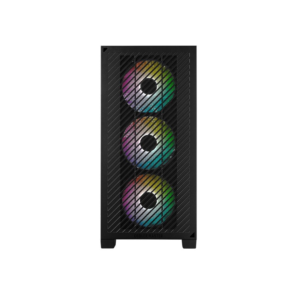 Cooler Master Elite 301 Tempered Glass Black