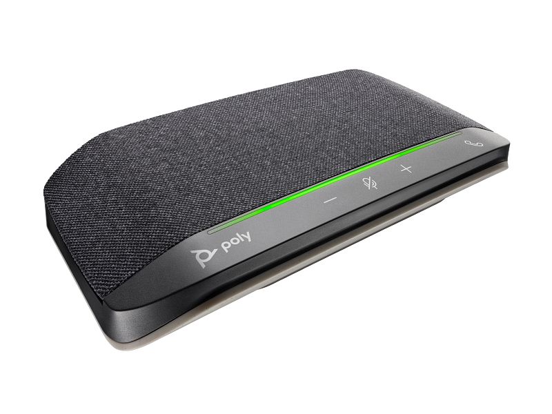 Poly Plantronics Sync 10 USB-A/C Conferencing Speaker Black/Silver