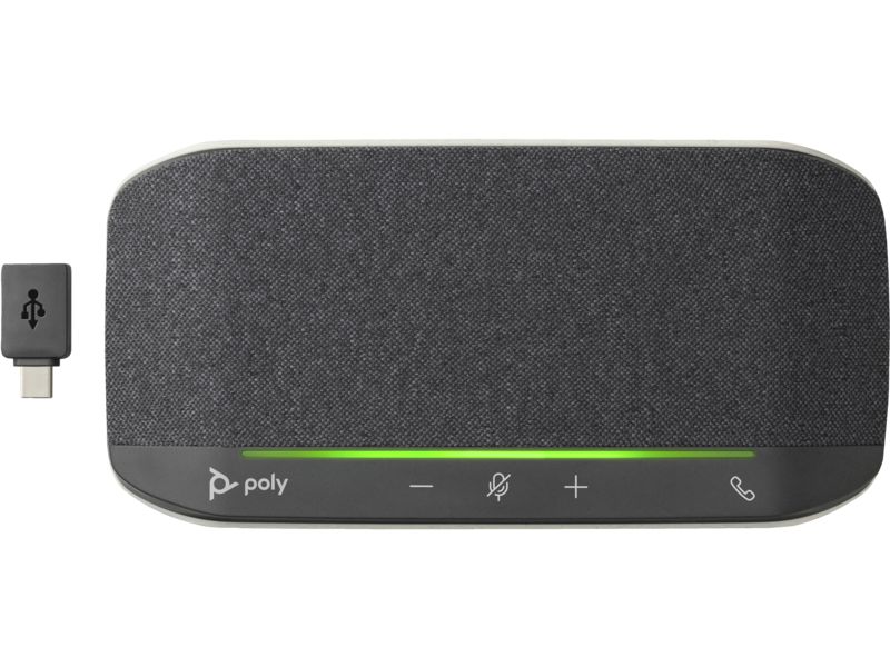 Poly Plantronics Sync 10 USB-A/C Conferencing Speaker Black/Silver