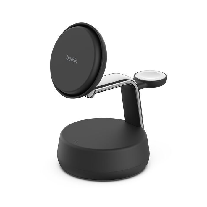 Belkin UltraCharge Pro 25W Qi2 magnetic 3-in-1 Charger Black